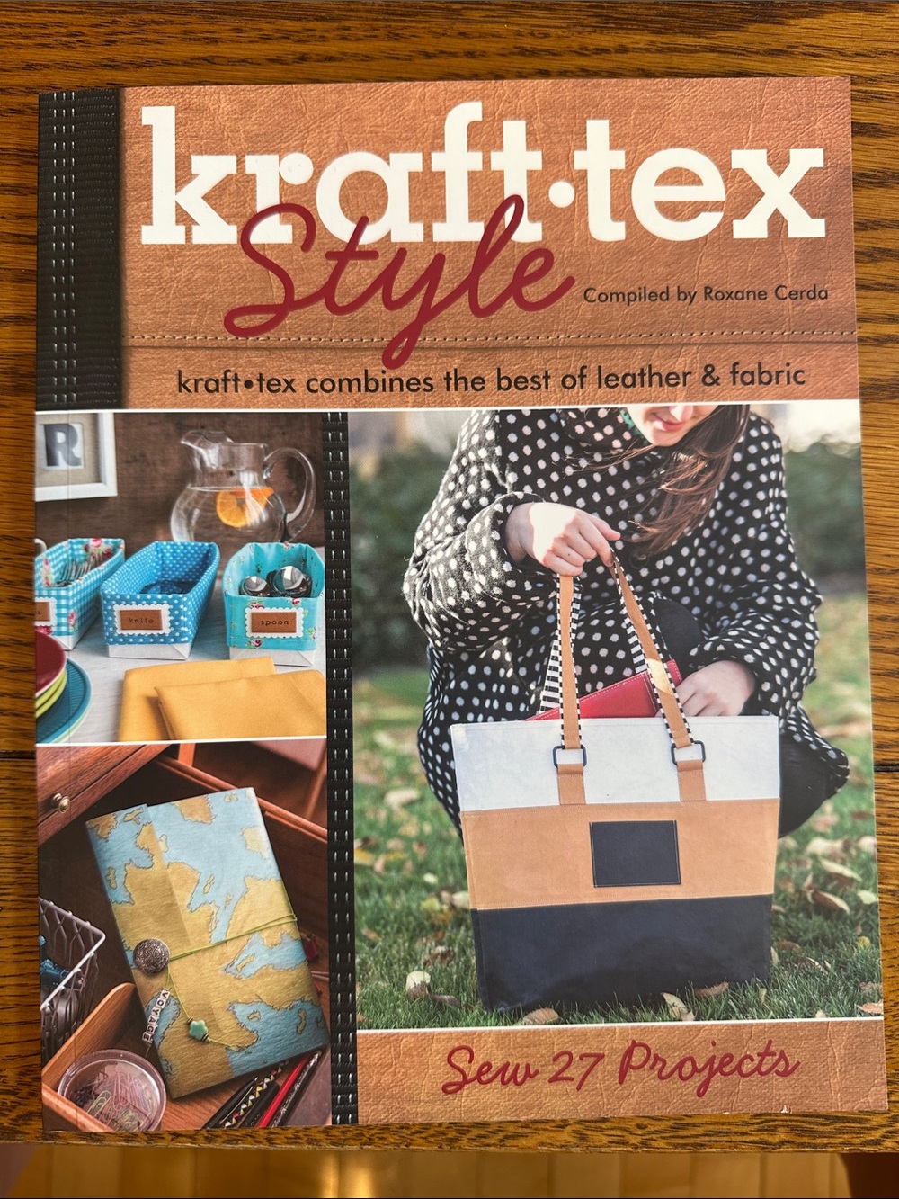 kraft•tex Style Sewing Book - Neutral Color Panel Cover